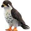 RLOMUTE Peluche Falco Pellegrino uccello morbido e carino adatto per San Christmas regali per feste compagni camera da letto auto decorazione per la casa regalo per bambini 10.6pollici marrone