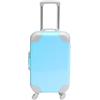 TAIZhiChen Valigia per Bambole da 18 Pollici, Giocattolo per Bambini, Mini Trolley, Valigia con rotelle, Mini da Viaggio, per Bambini, Feste, Blu