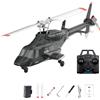 RCXTechPro RC ERA A61 Air-Wolf RC elicottero, scala 1/52 2.4G 4CH singolo rotore elicottero elicottero militare con one-key start altitudine Hold telecomando per adulti e principianti