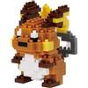 nanoblock KAWADA Bandai NBPM105 NBPM105 Nanoblock Raichu Micro Blocchi di costruzione, kit 3D dettagliato e realistico