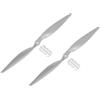 QUARKZMAN 2pz 14x7 Elica RC Eliche 2 Pale Grigie con Ring Adattatori