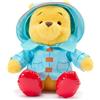 Disney Store Official Peluche Winnie The Pooh con Abbigliamento Antipioggia, Morbido Peluche da Collezione da 18 cm con Giacca, Cappello e Stivaletti