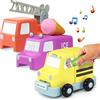 WOW! STUFF CoComelon Toys costruisce e rivela veicoli musicali, autopompa dei pompieri e furgone dei gelati, suoni e canzoni con mistero sorpresa rivelare, per bambini, ragazze e ragazzi, età 2, 3, 4