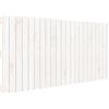 vidaXL Testata a muro bianca 140x3x60 cm in legno di pino massiccio