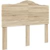 vidaXL Testiera Sonoma in legno di rovere