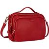 Gladdon Piccola Borsa a Tracolla Donna, Crossbody Bag con 3 Scomparti Capienti, Borsa Mano PU Pelle Sintetica, Borsetta Moda Borse Spalla con Tracolla Regolabile e Rimovibile…Nude