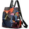 Aucuu Zaino Donna, Zaini Piccolo Antifurto da Donna, Piccoli zaini casual, Borsa da Scuola per Ragazze, Borsa a Zainetto Casual per Shopping Scuola Viaggio Lavoro