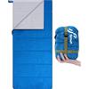 Sportneer Sacco a Pelo, Sportneer Estate Sacchi a Pelo per Adulti Sacchi a Pelo Leggero e Idrorepellente per Uso Interno ed Esterno,Zaino in Spalla e Campeggio ed Escursionismo, 15℃-25℃