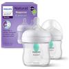 AVENT Philips Avent Biberon Natural Response - 2 biberon da 125 ml con valvola Airfree, senza BPA, per neonati e bambini di pochi mesi (modello SCY670/02)