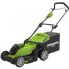 Greenworks G40LM41 Tagliaerba a Batteria per Prati Fino a 500m², Ampiezza di Taglio 41cm, Sacca da 50L, SENZA Batteria 40V e Caricabatterie, Garanzia 3 Anni