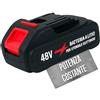 Tempo di saldi Batteria 48v Litio Ricaricabile per Utensili da Lavoro - 2.0Ah 48 Volts Lithium, Batteria di Ricambio Universale ad Alta Capacità per Idropulitrici e Attrezzatura da Giardino Portatile