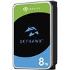 Seagate Hard Disk SkyHawk 3.5" 8 TB Serial ATA III per PC