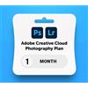 Piano Adobe Creative Cloud Fotografia - Abbonamento di 1 Mese Chiave RoW