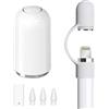 flintronic Set di Punta per Apple Pencil, Punte Tips, Adattatore di Ricarica, Tappo Magnetico di Ricambio, Alta Sensibilità Punte, Punta Ricambio Accessori per Apple Pencil 1