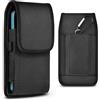 Flintronic Porta Cellulare da Cintura, Portatelefono da Cinta, Custodia Verticale con Clip da Cintura, Fondina Porta Cellulare, Cell Phone Holster per iPhone XR XS 11 12 13 14 15 16 Pro