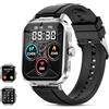 LAOYABB Smartwatch Uomo Donna con Effettua o Risposta Chiamate, 2.01'' Orologio Fitness Smart Watch con Cardiofrequenzimetro/Contapassi, Impermeabile IP68 Orologio Sportivo per Android iOS