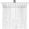 HAUSPROFI Soffione doccia anticalcare, testa doccia a pioggia risparmio d'acqua con ugello in acciaio inox 12 pollici/30 cm finitura cromata lucida (specchio), quadrata