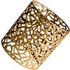 Osasy Paralume piccolo vintage in metallo, design boho rattan, altezza 15 cm, oro, per lampada da tavolo o lampada a sospensione
