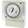 Transplant Timer Meccanico, 220-240V, 16A, 24 Ore, Analogico a Segmento per Luci, Riscaldatori, Piscine e Altri Elettrodomestici