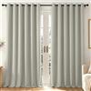 Deconovo Tende Oscuranti per Interni con Occhielli, 2 Pannelli 200x260 cm, Tende Termiche Isolanti per Camera da Letto e Soggiorno, Drappeggio Morbido ed Elegante, Tortora Chiaro