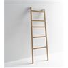 ARHome Scala decorativa Urban, 160 x 50, Rovere Azteco, Scaletta appendiabiti, Porta asciugamani, Made in Italy
