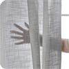 Topfinel Voile Tende per Interni Grigio Tenda a Pannello Semitrasparenti 140L x 180A cm Tende Camera da Letto Moderne per Soggiorno per Finestra 2 Pannelli
