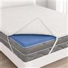 L'ANTICO ARCOLAIO - Topper Singolo 80x200 Prodotto in Italia, Altezza 5cm in Memory Foam Classico Comodità Garantita, per Materasso Singolo 80x190, Rivestimento Facilmente Sfoderabile e Lavabile