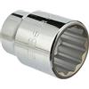 Beta 928B 33 - Chiavi a bussola con attacco quadro femmina 3/4 bocca poligonale, cromate