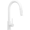 PRIMAGRAN Rubinetto da cucina 9010 Bianco con due tipi di getto, Rubinetto ad alta pressione, Rubinetto da cucina girevole a 360°