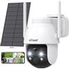 ieGeek Telecamera di sorveglianza 2K 3MP per esterni, a energia solare, PTZ
