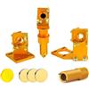 FONLAND Set di teste laser con 3 specchi in silicio D20mm e 1 lente di messa a fuoco CVD ZeSn D20mm FL50.8mm per macchine per incisione e taglio laser(Set D D20F50.8)