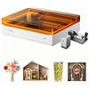 xTool M2 10W Laser Chiuso Classe 1 con Stampante CMYK e Rotatorio RA3 Lite. Incisione e Stampa su Borracce, Tazze, Legno e Pelle. Macchina Tutto-in-Uno per Fai da Te e Artigianato