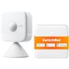 SwitchBot Sensore di Presenza con Hub Mini Matter, Sensore di Movimento Radar mmWave e Hub Smart Home, Controllo IR via App, collega dispositivi SwitchBot, Alexa/Siri/Google Home