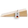 haggiy cuneo in legno duro - set di cunei in legno - cunei in faggio naturale - fermaporta - ideale per mobili, assemblaggio, bricolage - (LxPxA) 80 x 25 x 20 mm (10 pz.)