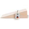 haggiy cuneo in legno duro - set di cunei in legno - cunei in faggio naturale - fermaporta - ideale per mobili, assemblaggio, bricolage - (LxPxA) 90 x 30 x 25 mm (10 pz.)