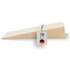 haggiy cuneo in legno duro - set di cunei in legno - cunei in faggio naturale - fermaporta - ideale per mobili, assemblaggio, bricolage - (LxPxA) 65 x 20 x 12 mm (10 pz.)