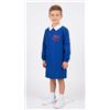 Nazareno Gabrielli Grembiule scuola elementare blu bambino con abbottonatura laterale Nazareno Gabrielli Moto Gp 0802A26, BLU