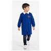 Nazareno Gabrielli Grembiule scuola elementare blu bambino con zip Nazareno Gabrielli Made in Italy ricamo Moto Gp 0832A26, BLU