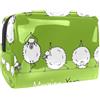 VAPOKF Beauty case da donna, con motivo di pecora, per yoga, articoli da toeletta da viaggio, grande, in PVC, pratico astuccio organizer con cerniera, Multi, 18.5x7.5x13cm/7.3x3x5.1in, Beauty case