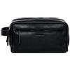 FEYNSINN® borsa toiletry vera pelle FRIIS borsetta necessaire Toilette pochette beauty case da Viaggio uomo nero prodotto artigianale