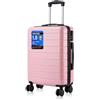 Shavont Bagaglio a Mano 55x40x20cm, Valigia da Viaggio Trolley Rigida Ryanair Cabina con 4 Spinner Ruote con Lucchetto in ABS+PC