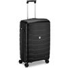 RONCATO SKYLINE 2.0 trolley medio 70 cm, espandibile e con sistema di chiusura con sistema di chiusura TSA - Nero