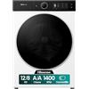 Hisense WD5I1245BWRH NUOVA Lavasciuga Pompa di Calore 12 + 8 Kg,1400 Rpm, 23 Programmi Automatici e Rapidi, iFit, Motore Inverter, Classe Energetica A-30%/A-10%, Display Touch, Bianco