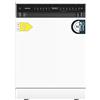 Cecotec Lavastoviglie Libera Installazione 60 cm Bolero Aguazero 6205. 13 Coperti, 6 Programmi, Classe D, Inverter Plus Duo, Pannello Touch, Extra Hygiene, Super Dry, Half Load, SilentWash, Bianca