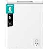 Hisense HCF100E NUOVO Congelatore a Pozzetto con capacità 97 litri, Silenzioso MAX 40 dB, Bianco