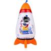 Accentra 2 in 1 Shower Gel TAKE ME TO THE MOON per corpo e capelli - Docciaschiuma e Shampoo in una bottiglia a razzo, design a razzo, 400 ml, fragranza: Oceano, idea regalo per bambini e ragazzi