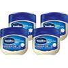 Vaseline Original Protecting Jelly, Crema Protettiva e Riparatrice, Adatta alle Pelli Sensibili, Pelle Secca Nutrita, Barriera Cutanea Rigenerata, Con Gelatina di Petrolio Puro, 4x 100ml