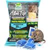 Albagarden - Veleno per Topi Potente - Topicida in Pasta per Topi Utilizzabile con Trappola E Ultrasuoni - per Ratti di Ogni Dimensione - 15 Bustine X 150 gr