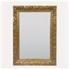 KeyHome Store Specchio da Parete con Cornice in Legno Oro 90x120 cm