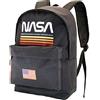 KARACTERMANIA NASA Black-Zaino HS FAN, Nero, 30 x 43 cm, Capacità 22 L